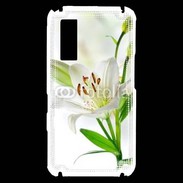 Coque Samsung Player One Fleurs de Lys blanc