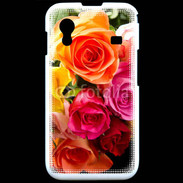 Coque Samsung ACE S5830 Bouquet de roses multicouleurs