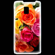 Coque LG P990 Bouquet de roses multicouleurs