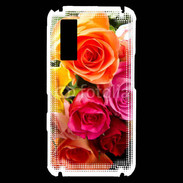 Coque Samsung Player One Bouquet de roses multicouleurs