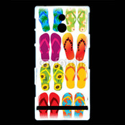 Coque Sony Xperia U Flip flop de tongues