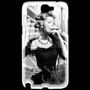 Coque Samsung Galaxy Note 2 Aristocrate en noir et blanc