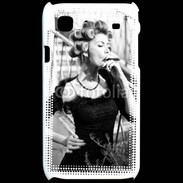 Coque Samsung Galaxy S Aristocrate en noir et blanc