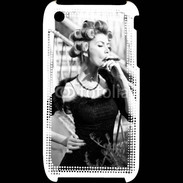 Coque iPhone 3G / 3GS Aristocrate en noir et blanc