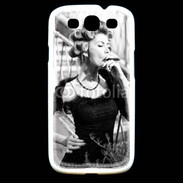 Coque Samsung Galaxy S3 Aristocrate en noir et blanc