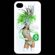 Coque iPhone 4 / iPhone 4S Danseuse de Sambo Brésil 2