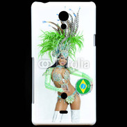 Coque Sony Xperia T Danseuse de Sambo Brésil 2