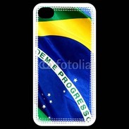 Coque iPhone 4 / iPhone 4S drapeau Brésil 5