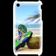 Coque iPhone 3G / 3GS Plage Brésil et noix de coco