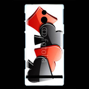 Coque Sony Xperia U Carte à jouer 