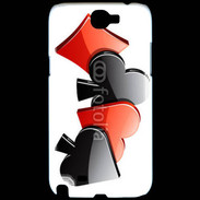 Coque Samsung Galaxy Note 2 Carte à jouer 