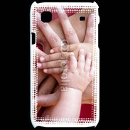 Coque Samsung Galaxy S Famille main dans la main