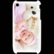 Coque iPhone 3G / 3GS Sourire de bébé en rose