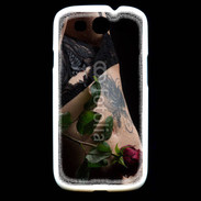 Coque Samsung Galaxy S3 Lingerie et rose rouge