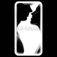 Coque iPhone 4 / iPhone 4S Couple d'amoureux en noir et blanc
