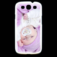 Coque Samsung Galaxy S3 Amour de bébé en violet