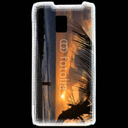 Coque LG P990 Couple romantique sur la plage