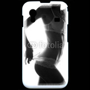 Coque Samsung ACE S5830 Lingerie noir et blanc