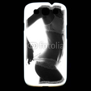 Coque Samsung Galaxy S3 Lingerie noir et blanc
