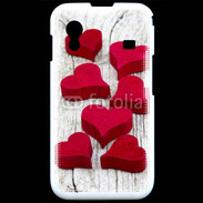 Coque Samsung ACE S5830 Coeur en bois