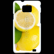 Coque Samsung Galaxy S2 Citron jaune