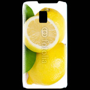 Coque LG P990 Citron jaune