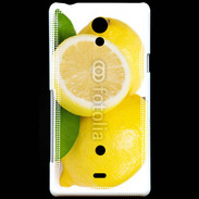Coque Sony Xperia T Citron jaune