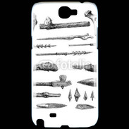 Coque Samsung Galaxy Note 2 Outils préhistoriques