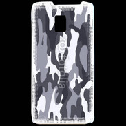 Coque LG P990 Camouflage gris et blanc