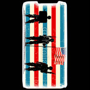 Coque LG P990 Soldat américain