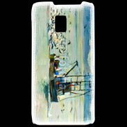 Coque LG P990 Peinture bateau de pêche