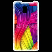 Coque LG P990 Fibres de couleur