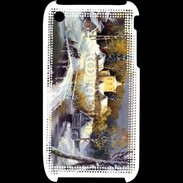 Coque iPhone 3G / 3GS Peinture village rural