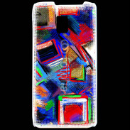 Coque LG P990 Peinture abstraite 2