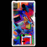 Coque Sony Xperia T Peinture abstraite 2