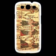 Coque Samsung Galaxy S3 Peinture Papyrus Egypte