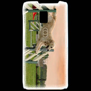 Coque LG P990 Agility Golden retriever