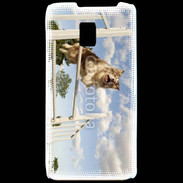 Coque LG P990 Agility saut d'obstacle