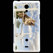 Coque Sony Xperia T Agility saut d'obstacle