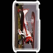 Coque iPhone 3G / 3GS Biplan blanc et rouge