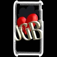 Coque iPhone 3G / 3GS J'aime le rugby 2