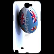 Coque Samsung Galaxy Note 2 Ballon de rugby Fidji
