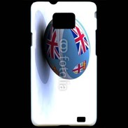 Coque Samsung Galaxy S2 Ballon de rugby Fidji