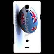 Coque Sony Xperia T Ballon de rugby Fidji