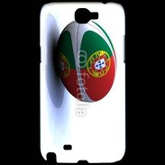Coque Samsung Galaxy Note 2 Ballon de rugby Portugal