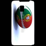 Coque LG P990 Ballon de rugby Portugal