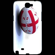 Coque Samsung Galaxy Note 2 Ballon de rugby Georgie