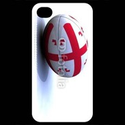 Coque iPhone 4 / iPhone 4S Ballon de rugby Georgie