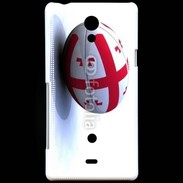 Coque Sony Xperia T Ballon de rugby Georgie