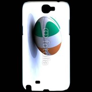 Coque Samsung Galaxy Note 2 Ballon de rugby irlande